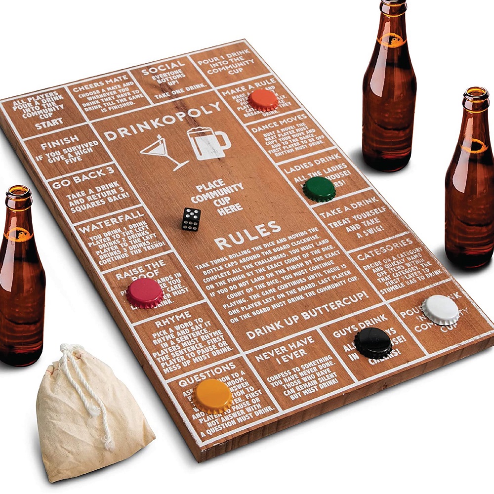 alcoholic drinking board game