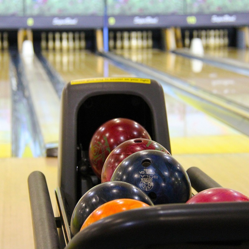 a bowling gym