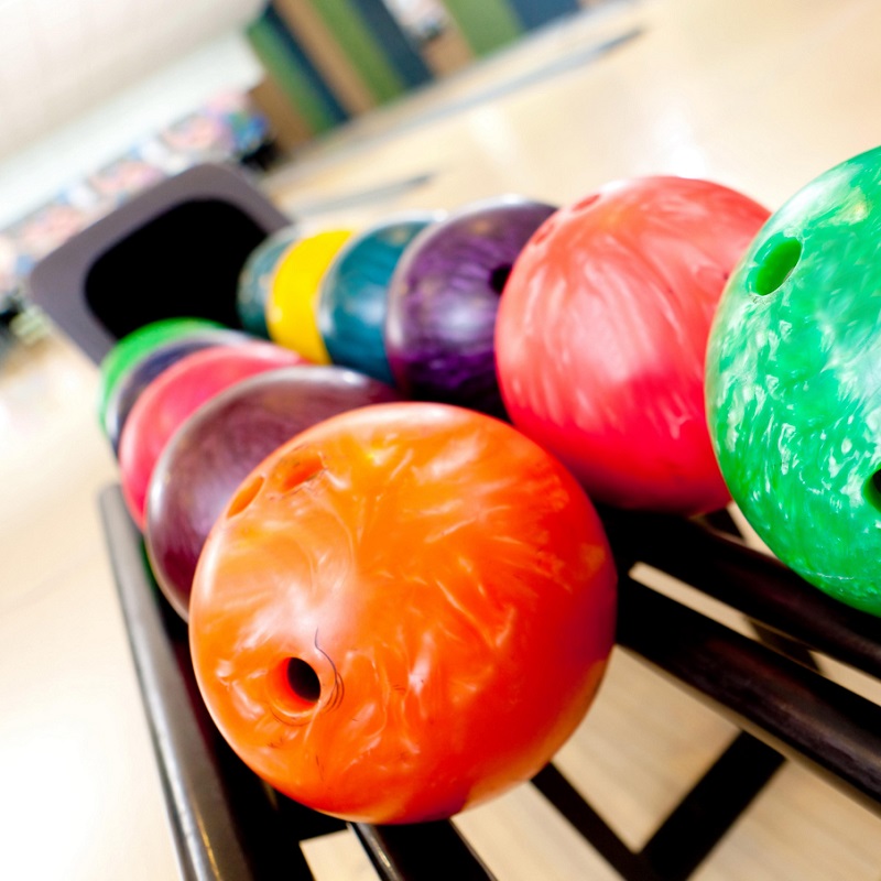 bowling ball material