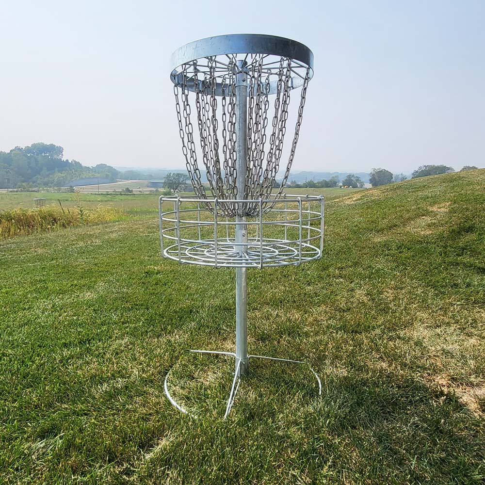 disc golf basket