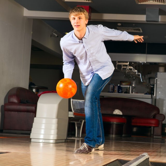 throw a bowling ball
