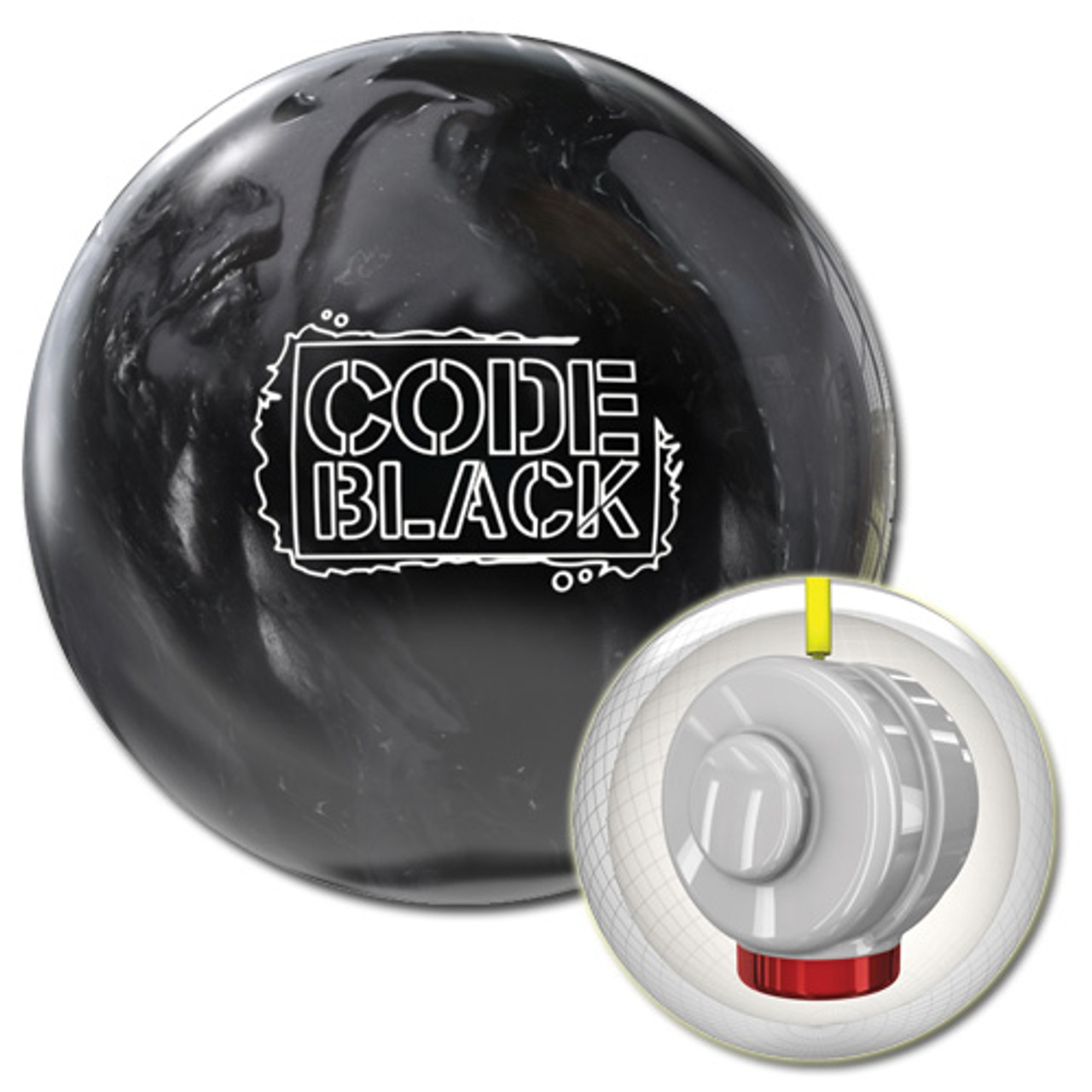 black bowling ball