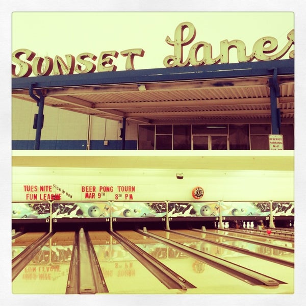 sunset bowling