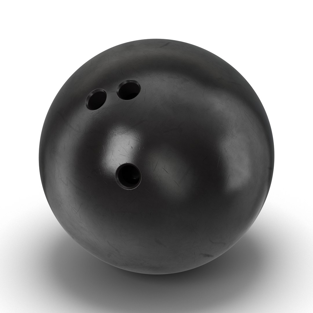 black bowling ball