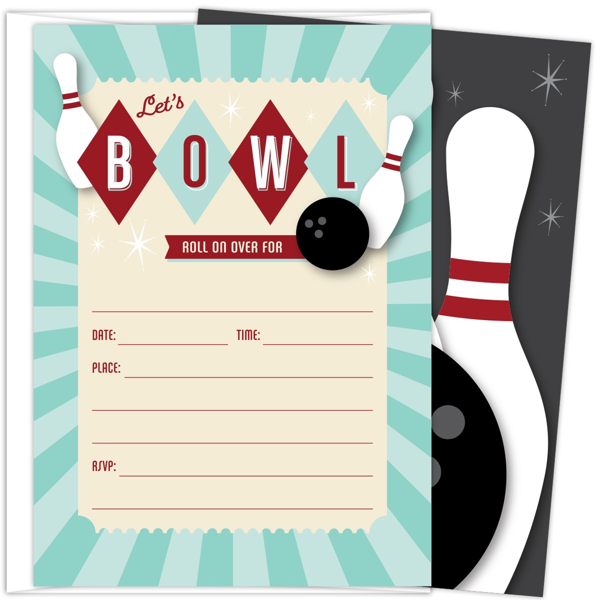 bowling invitation