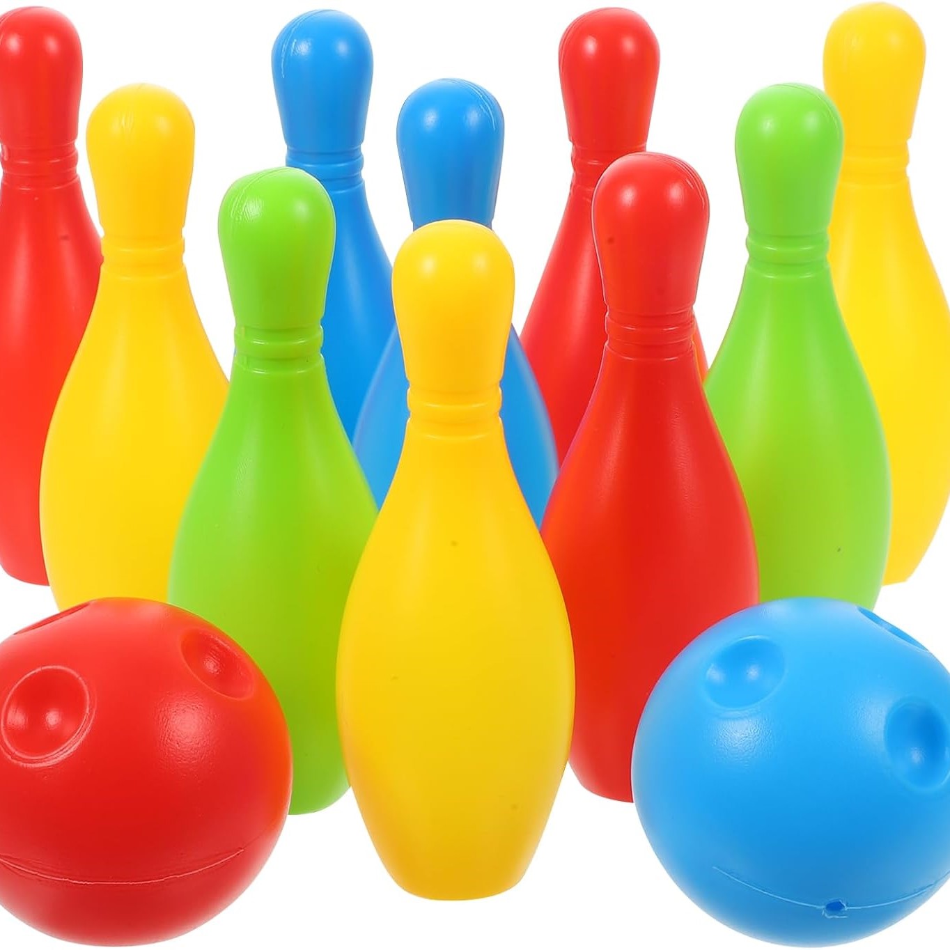 plastic bowling balls