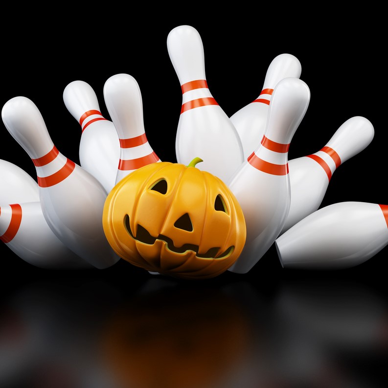 pumpkin bowling