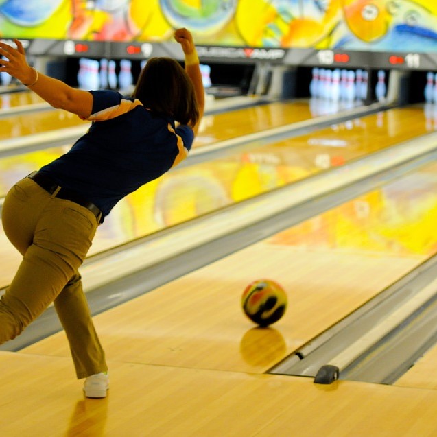 hook a bowling ball