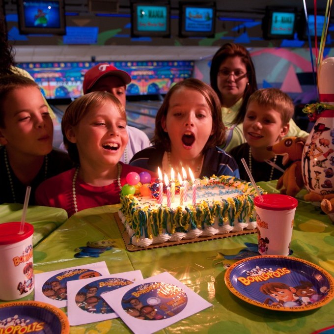 bowling alley birthday party