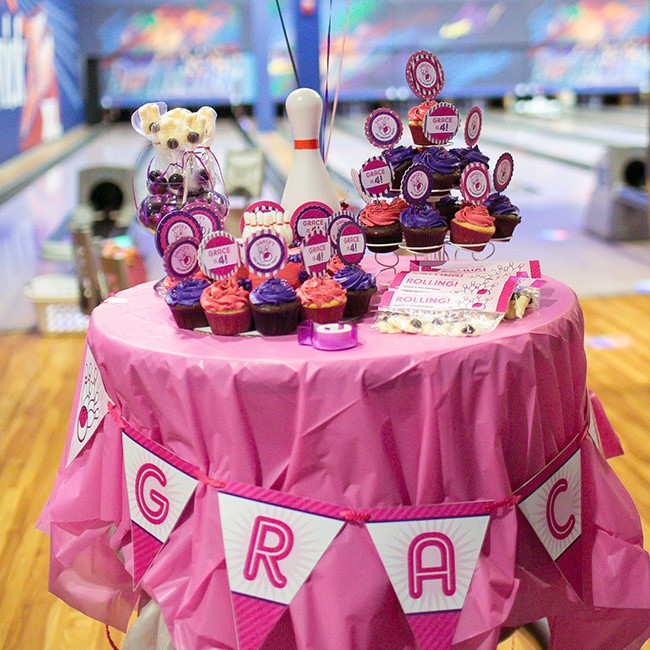 bowling alley birthday party