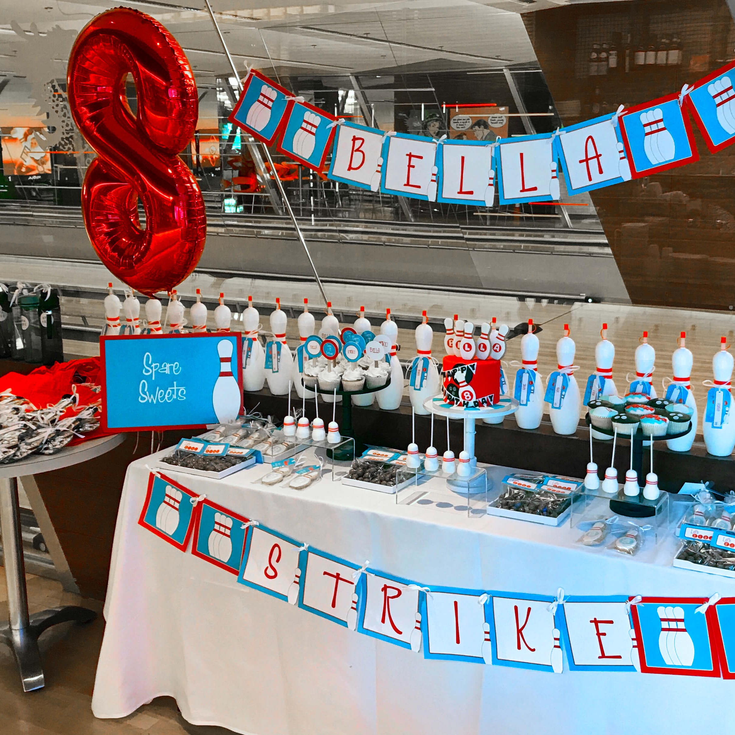 bowling alley birthday party