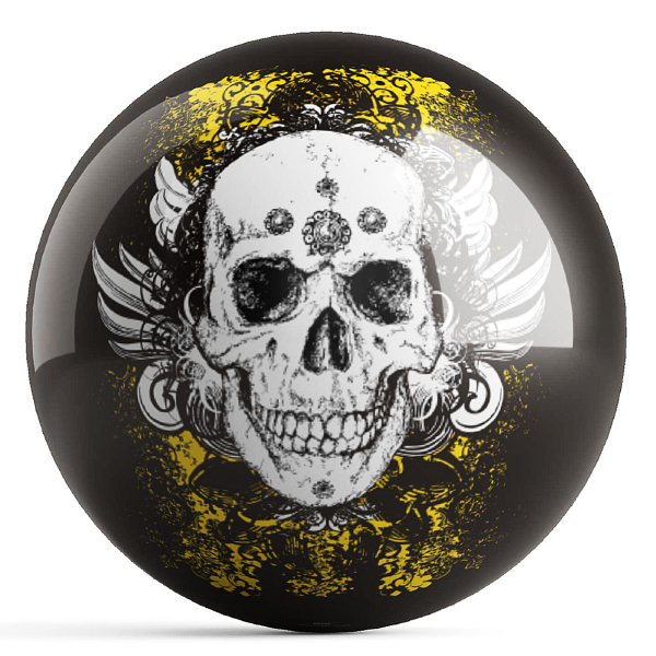skull bowling ball