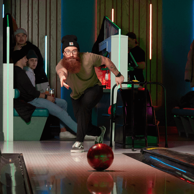 hook a bowling ball