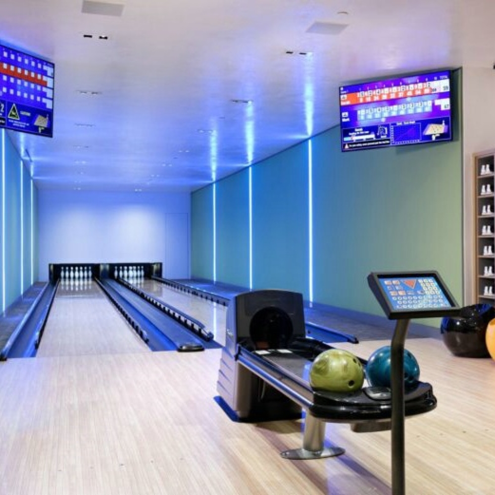 home bowling alley cost