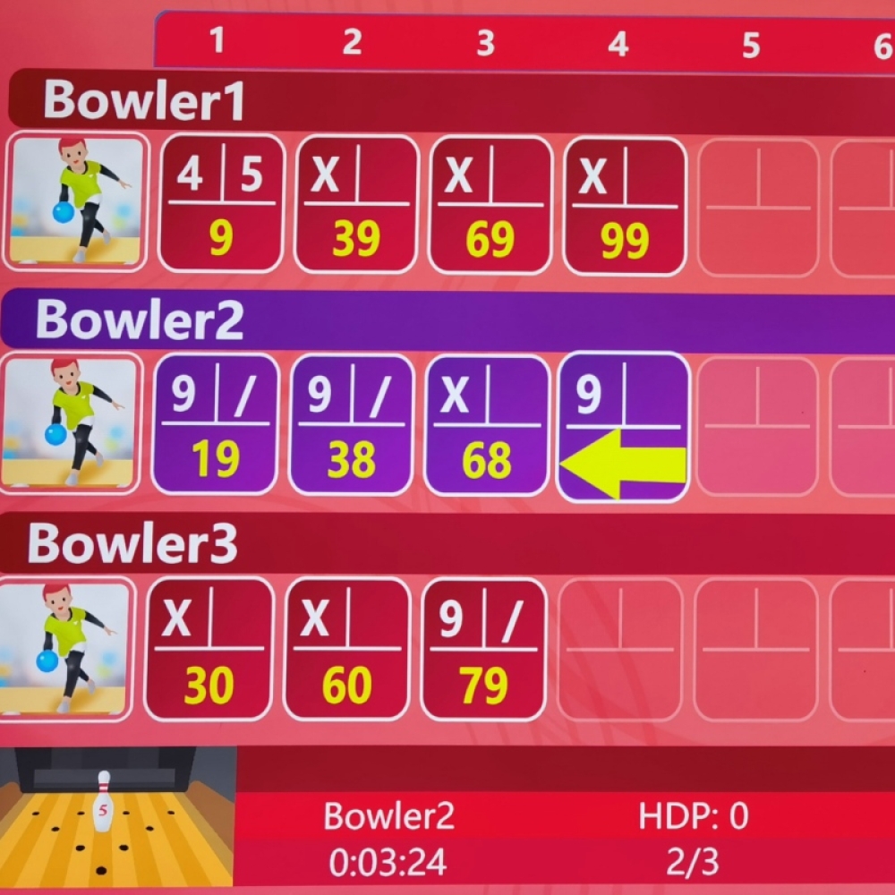 bowling scoring system