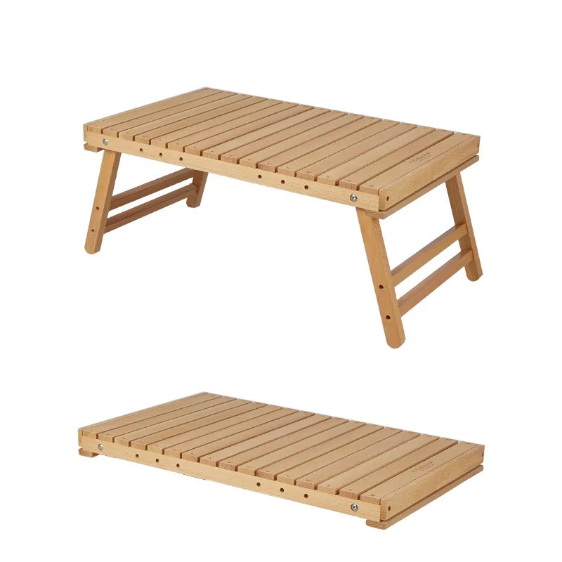 wood picnic table