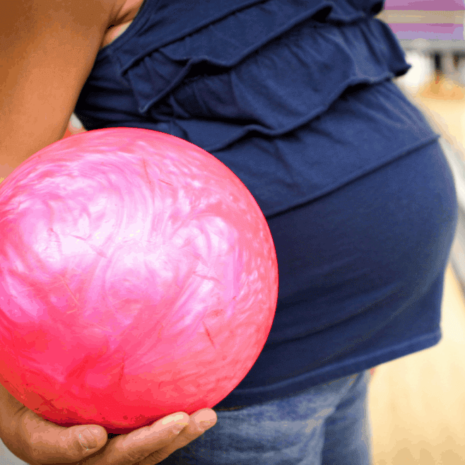 bowling while pregnant