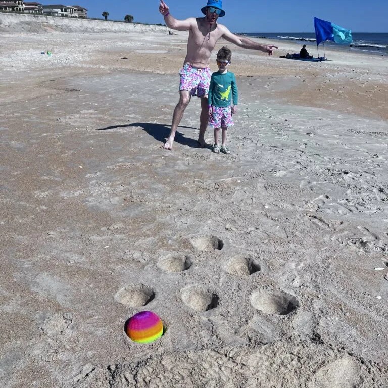 beach bowling