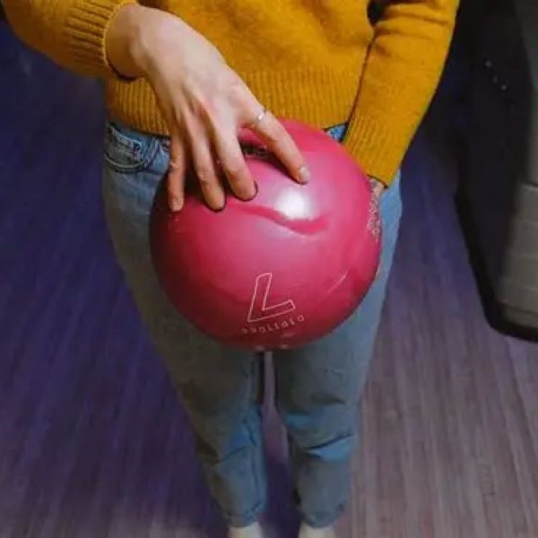 hold bowling ball