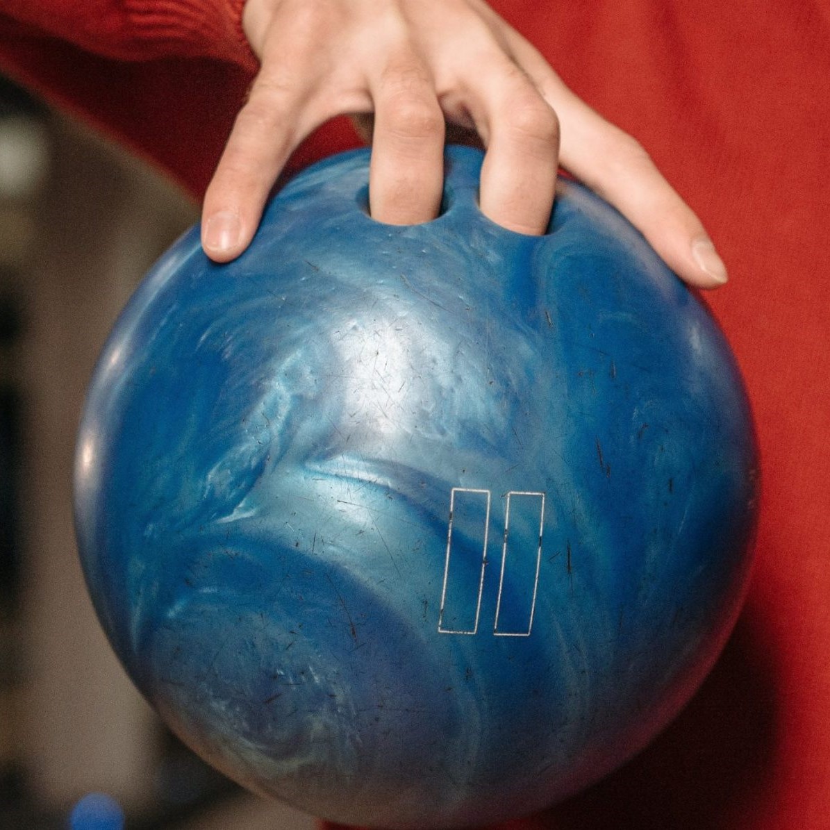 hold bowling ball
