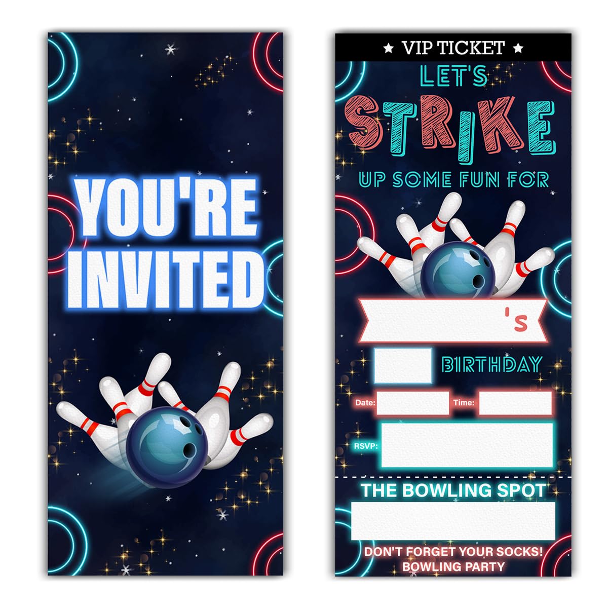 bowling tickets
