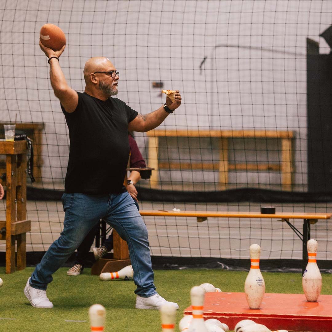 football bowling