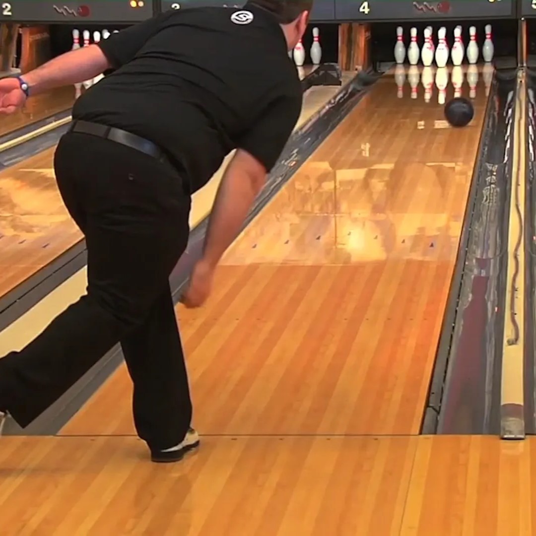 release a bowling ball