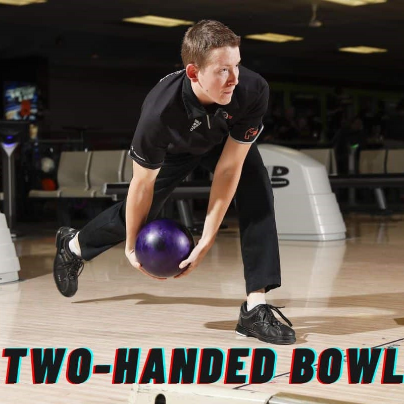 two handed bowling