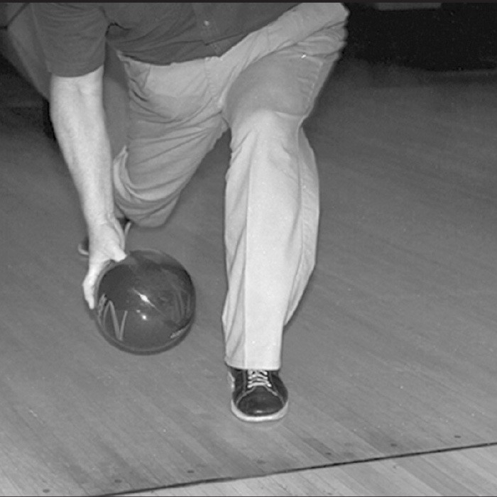 release a bowling ball