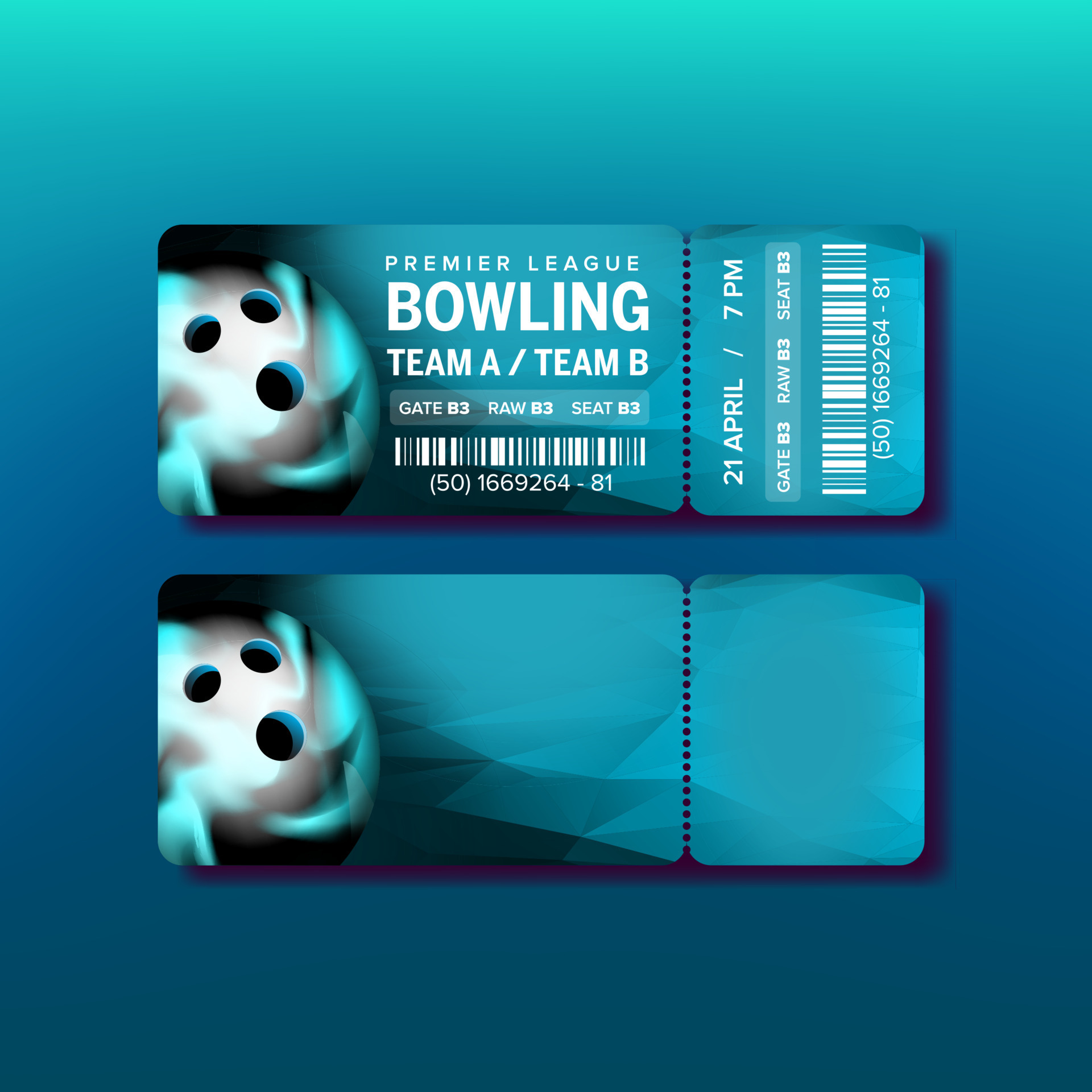bowling tickets