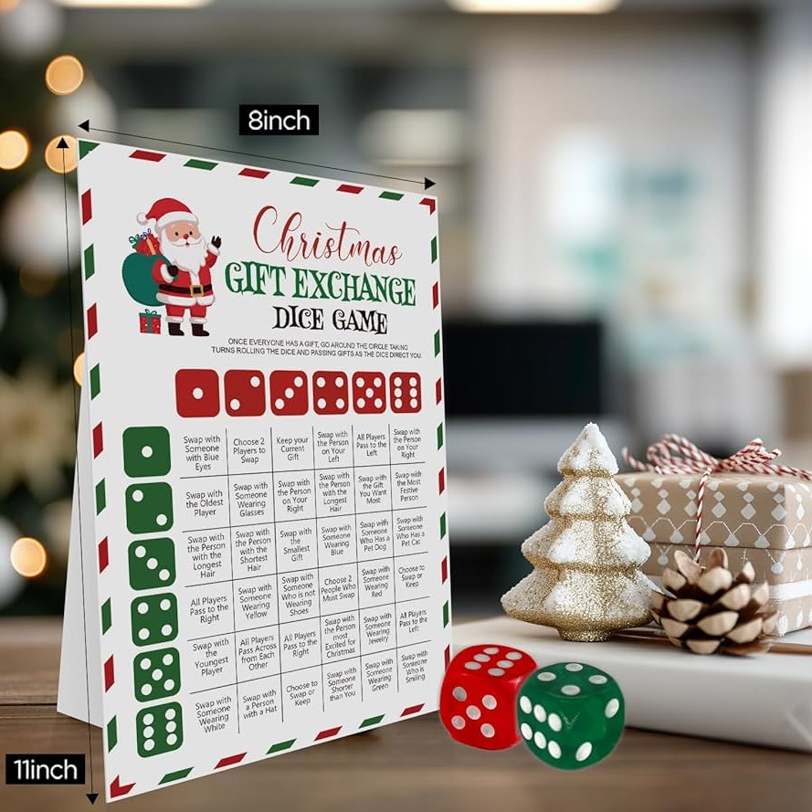 dice christmas game