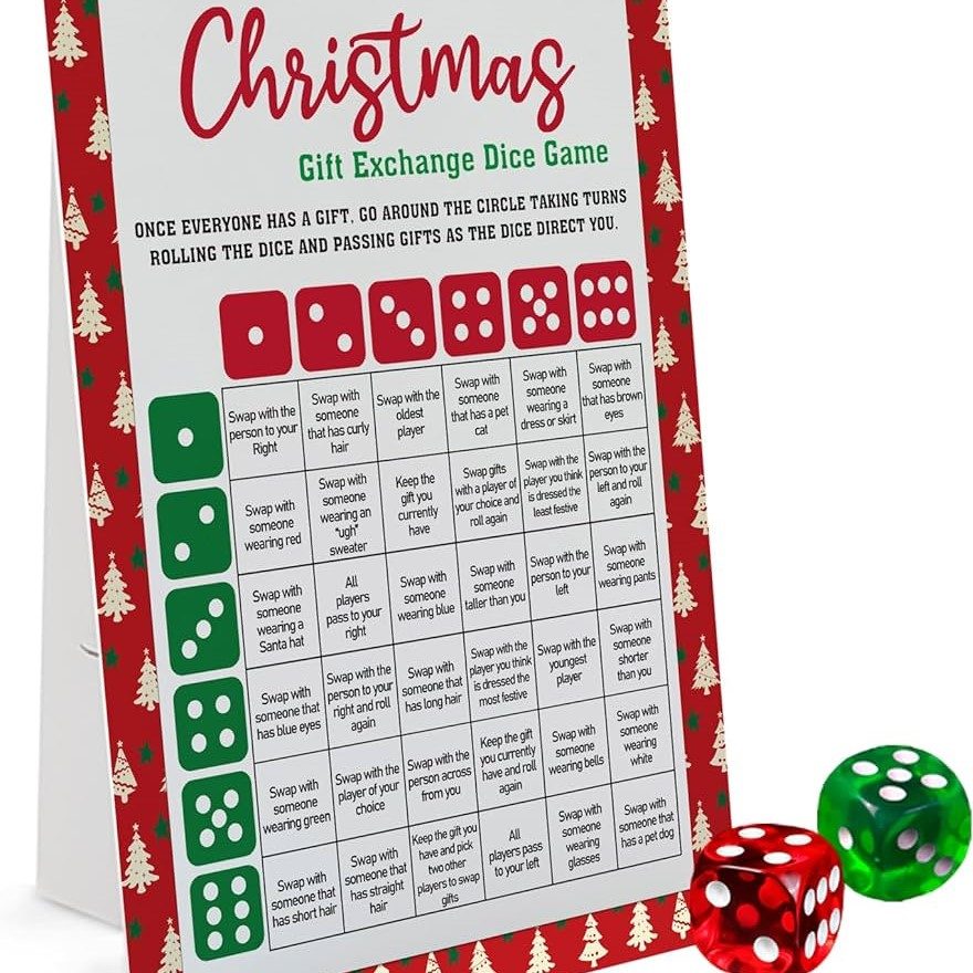 dice christmas game