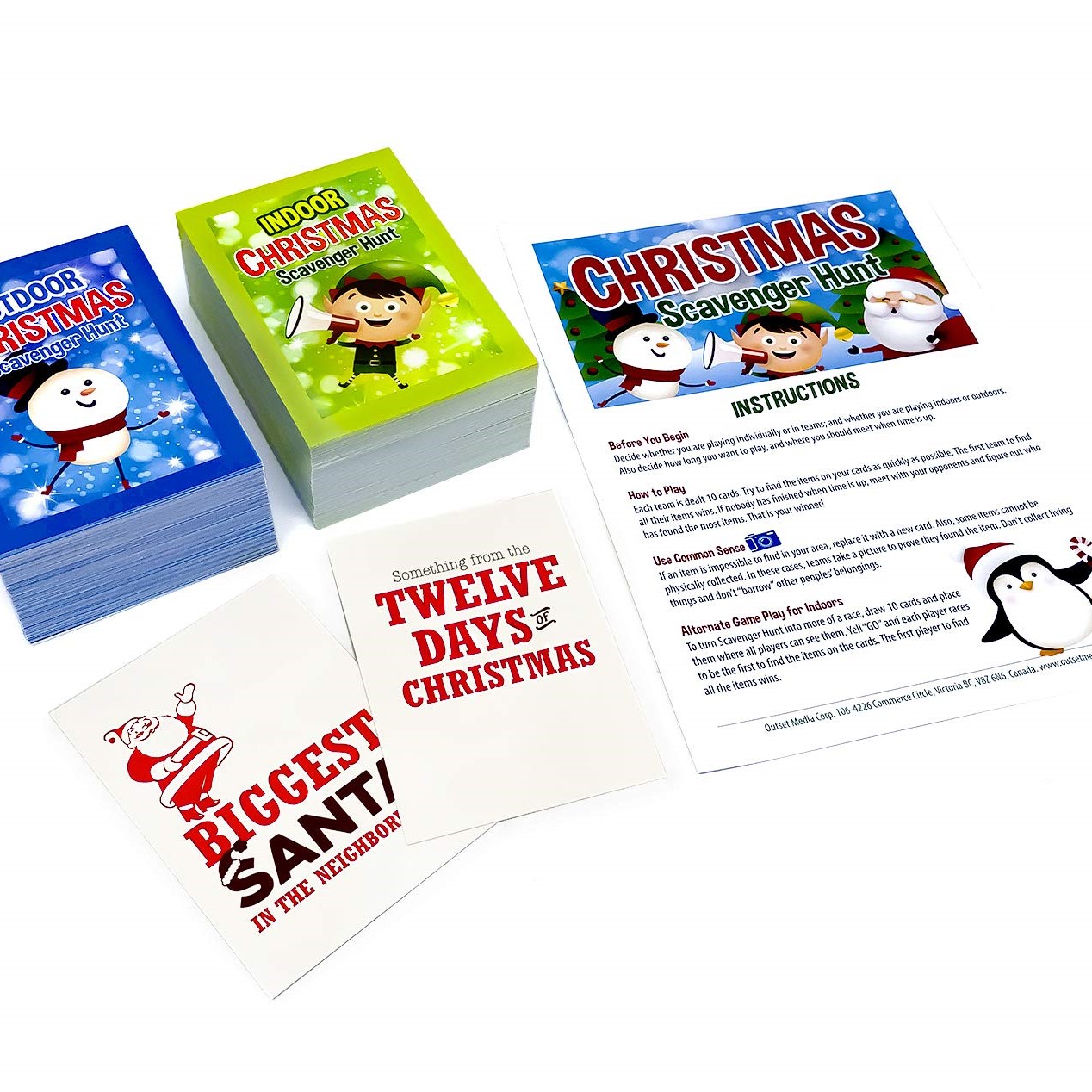 christmas scavenger hunt game