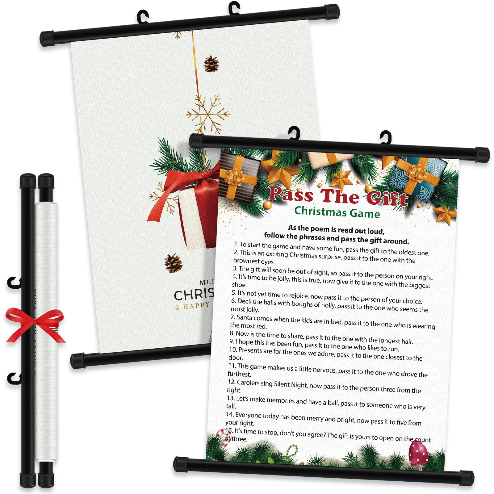 christmas right left game