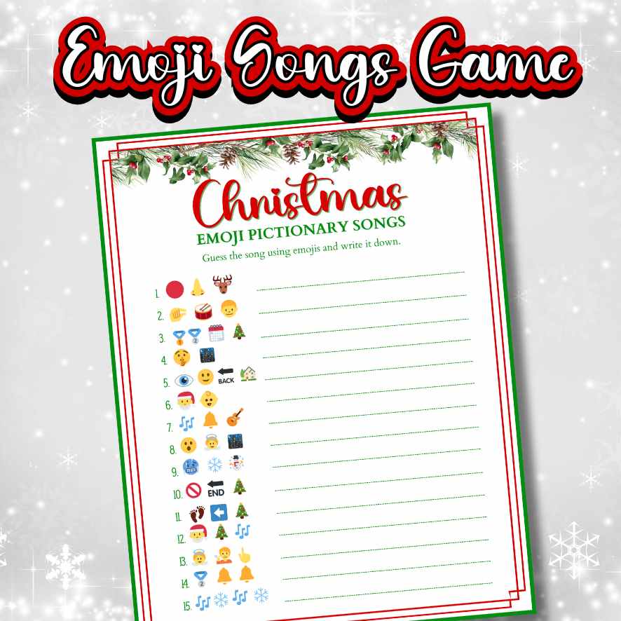 christmas song emoji game with answers