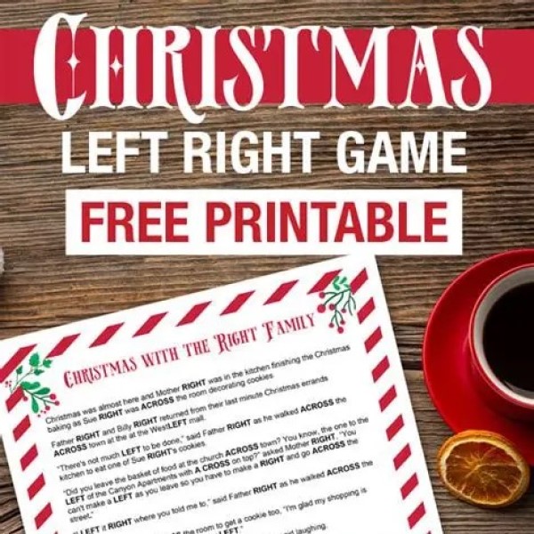 left right christmas story game