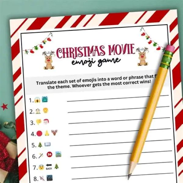 christmas movie emoji game