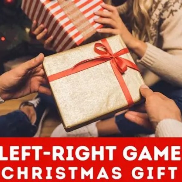 left right christmas game