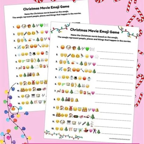 christmas movie emoji game