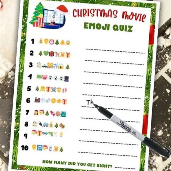 christmas movie emoji game