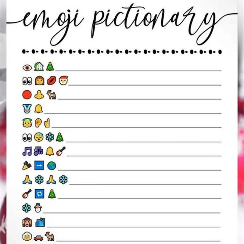 christmas song emoji game