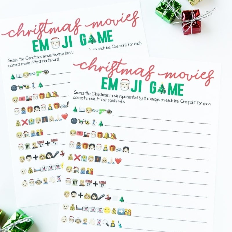 christmas movie emoji game