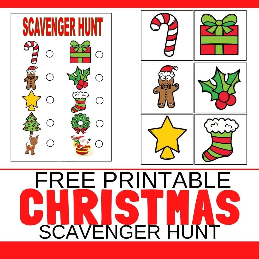 christmas scavenger hunt game