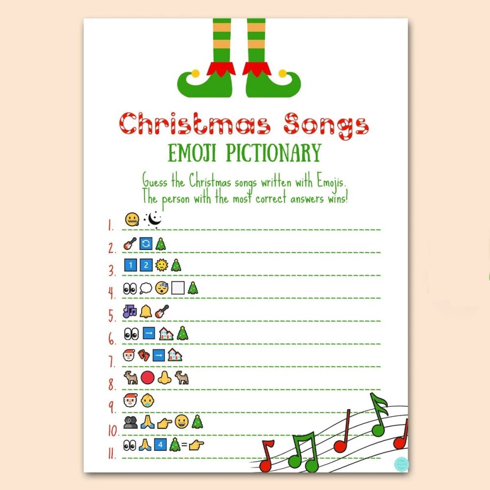 christmas song game
