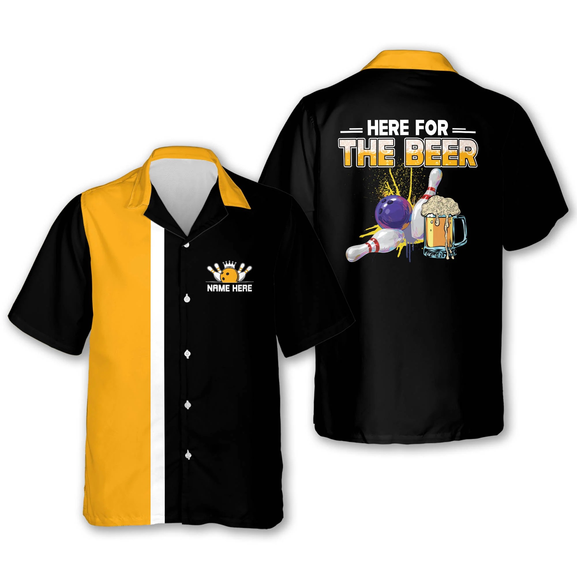 mens bowling shirts