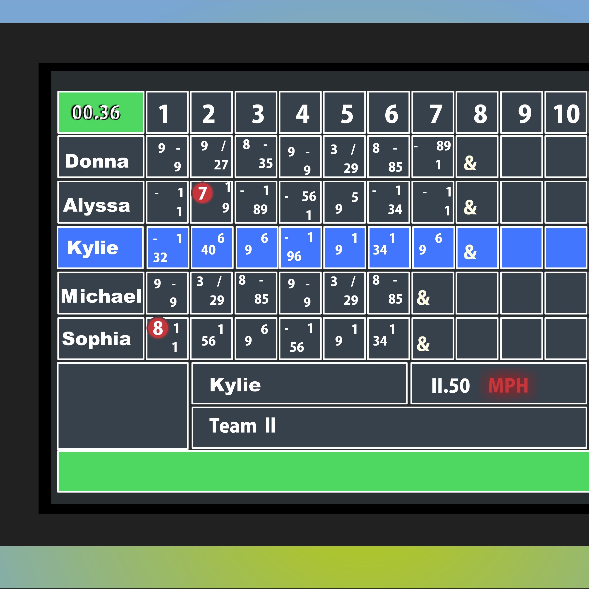 bowling score app