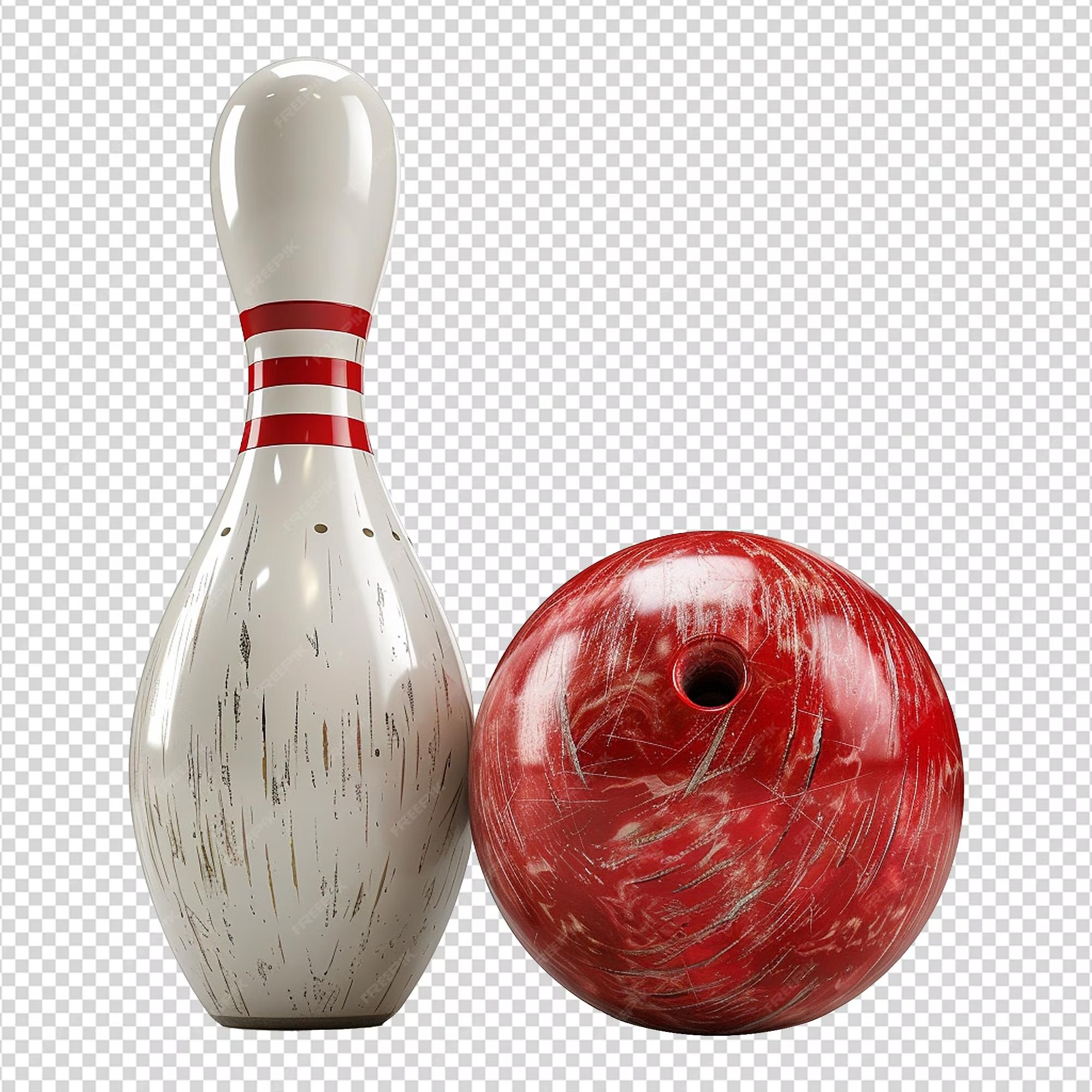 bowling ball pin