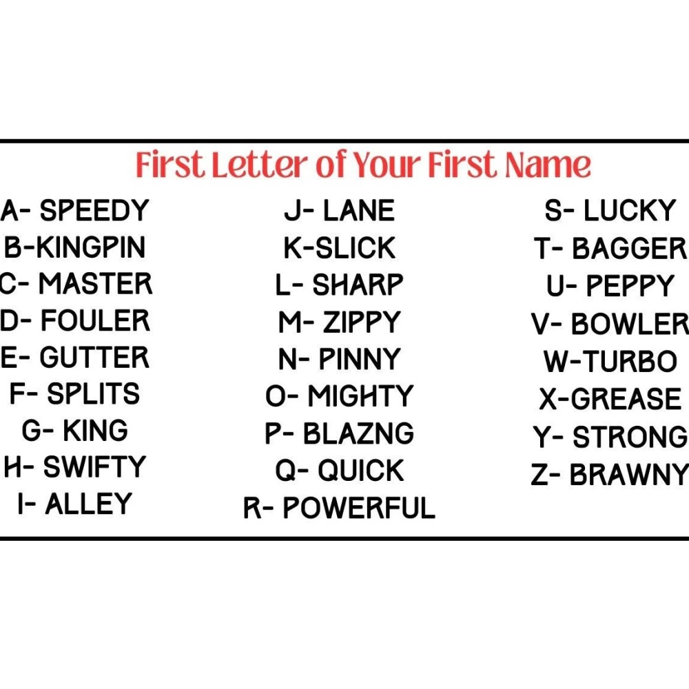 bowling team name generator