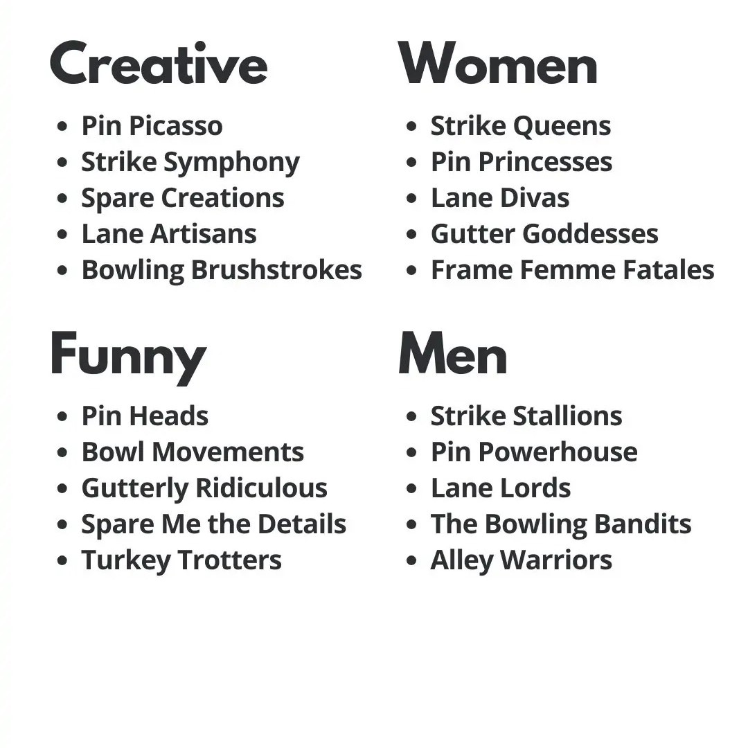 bowling team name generator