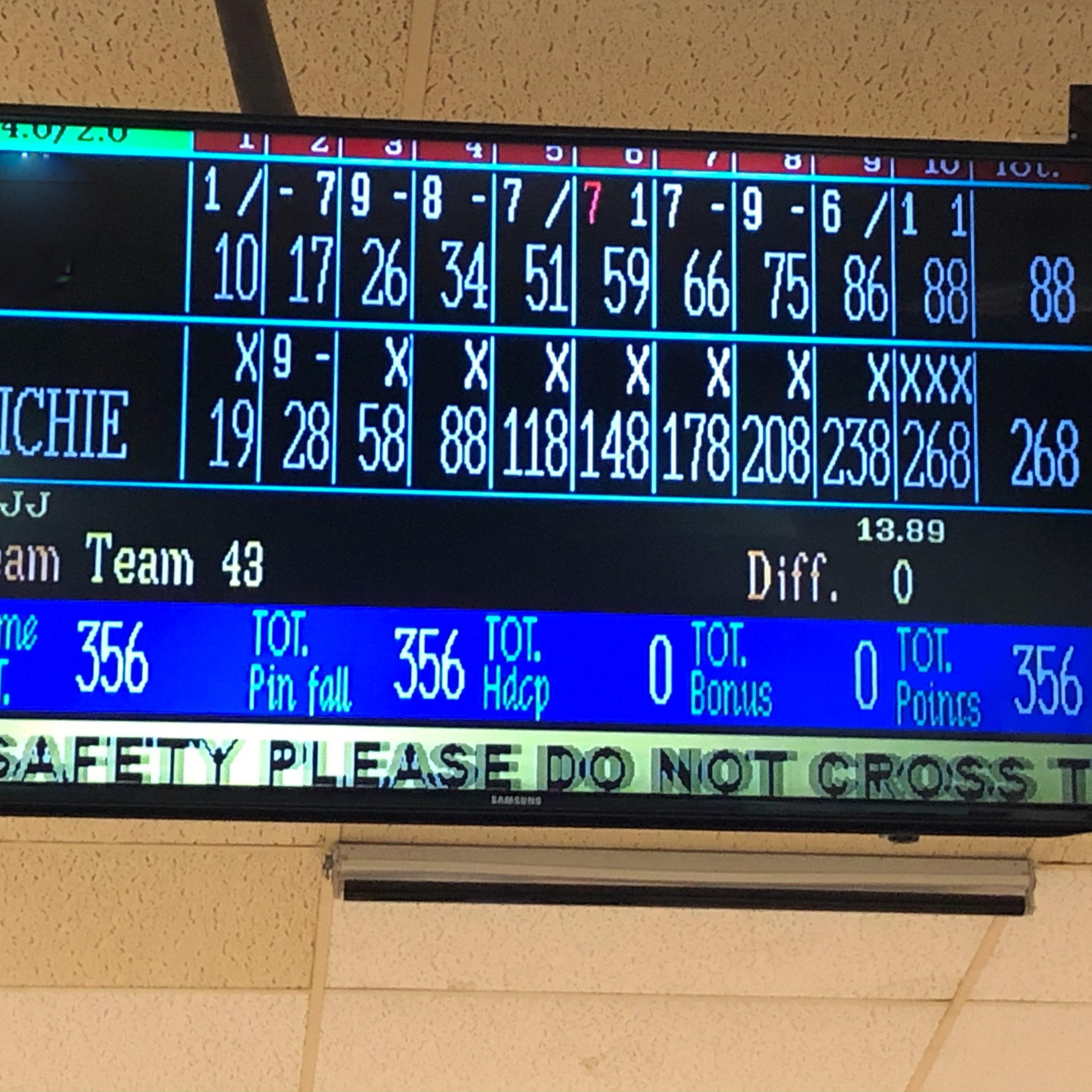 good score in bowling